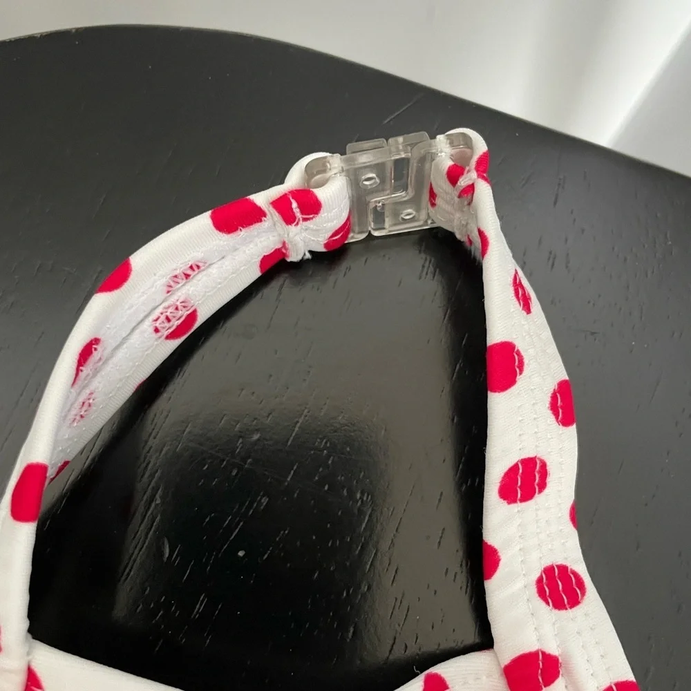 Disney Minnie Mouse red polka dot Bathing Suit size 4-6 months